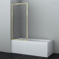 Abens 20W01-80 Brushed gold Fixed Стеклянная шторка