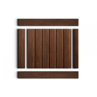 Стеновая панель из дюрополимера HIWOOD LV123 BR396 - 3D Панель