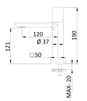 Смеситель для раковины Remer Edge EG512 EG512