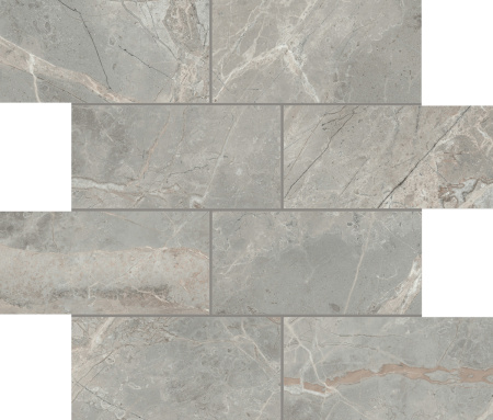 Мозаика ETOILE GRIS MAT 6MM MUR 7,5X15