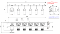 Смеситель для душа Remer Chrono CH98D5XV, сталь CH98D5XV