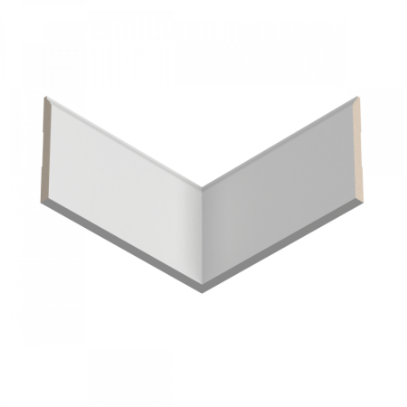 Плинтус напольный из ЛДФ Ultrawood арт. Base 0008 i (2000 x 134 x 12 мм.)