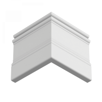 Плинтус напольный из ЛДФ Ultrawood  Base 0002 (2440 x 133 x 14 мм.)