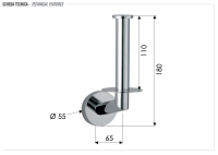 Бумагодержатель Remer Guest GS62CR GS62CR
