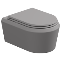 Чаша подвесного унитаза GSG Ceramic Design Cruise CRWCSO038, Fumo Matt CRWCSO038