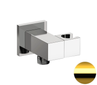 Держатель ручного душа с подключением шланга Remer 337SDO, золото глянцевое 337SDO