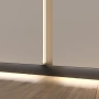 Профиль алюминиевый теневой с подсветкой Laconistiq Light Черный 23-11-300 3000×45,7×15,45