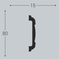 Наличник из XPS Polymer Н8 80-15 Bello Deco