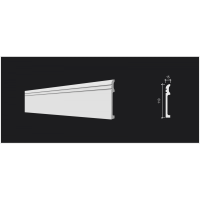 Плинтус напольный из дюрополимера DD721 Decor-Dizayn