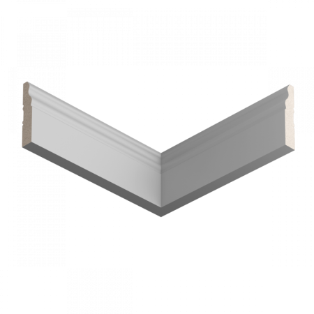 Плинтус напольный из ЛДФ Ultrawood арт. Base 0021 i (2000 x 60 x 12 мм.)