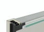Профиль алюминиевый теневой Laconistiq Micro Серебряный муар RAL 9006 24-33-300 3000×96,5×15,7